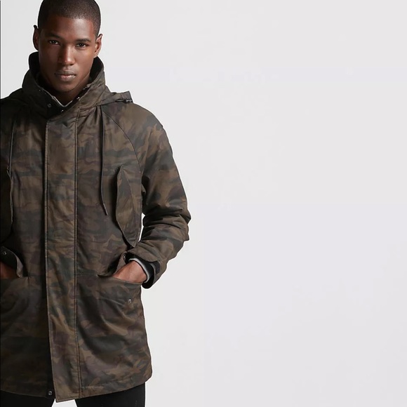 Men’s Express Camo Parka Size XL - Picture 2 of 4